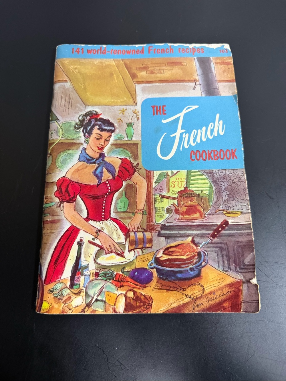 Vintage 1950s The French Cookbook 141 Recipes Culinary Arts Institute